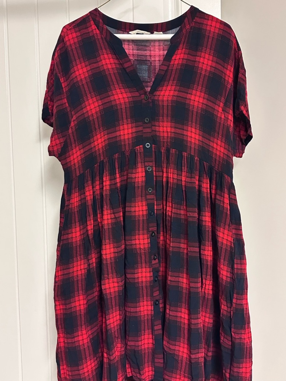 Anthropologie 11-TYLHO Mona Buffalo Plaid Dress - Picture 2 of 4